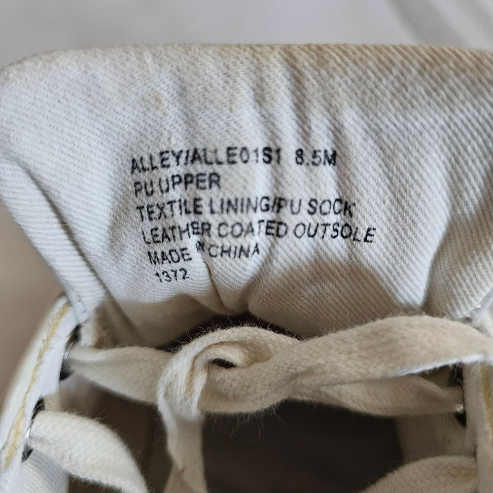 Steve Madden Women's White Alley Lace-Up Casual Shoes Platform Sneakers Sz 8.5M - Picture 12 of 12